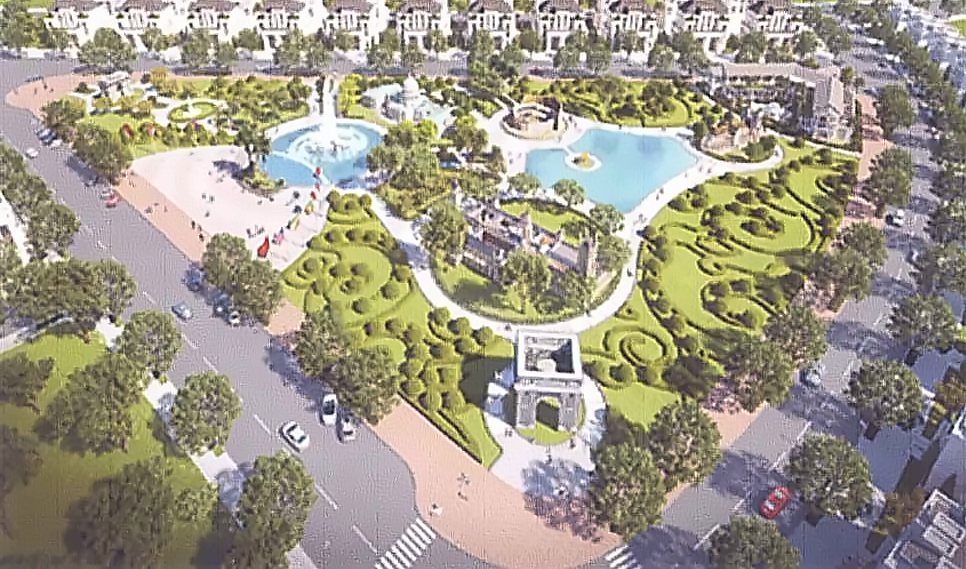 Vườn hoa trong khu ở — Vinhomes King Park