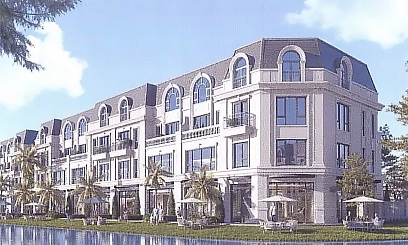 Dãy nhà thấp tầng ven mặt nước — Vinhomes King Park